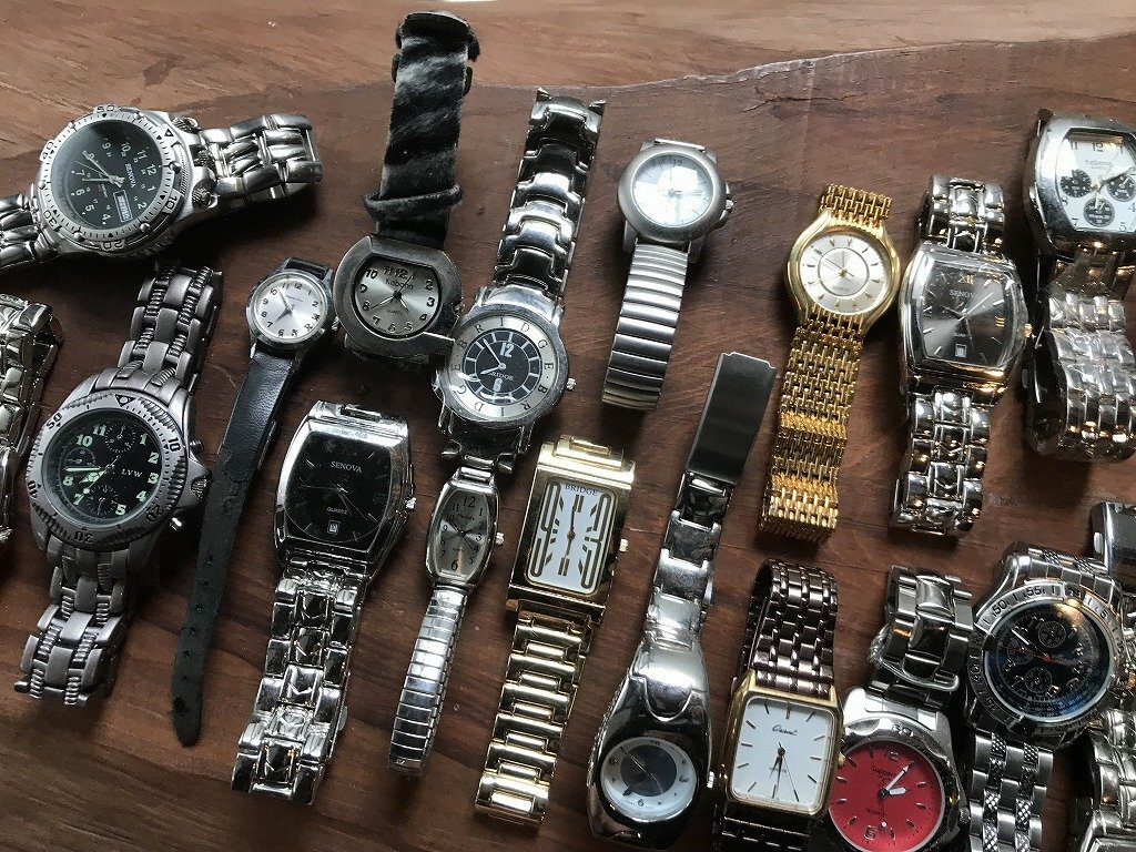 ★ 【動作未確認】 53個 まとめて 腕時計 男女 JEMIS G-SHOCK MARUMAN kanaba krone LVW SENOVA bridge ROEXY RADO SEIKOの画像4