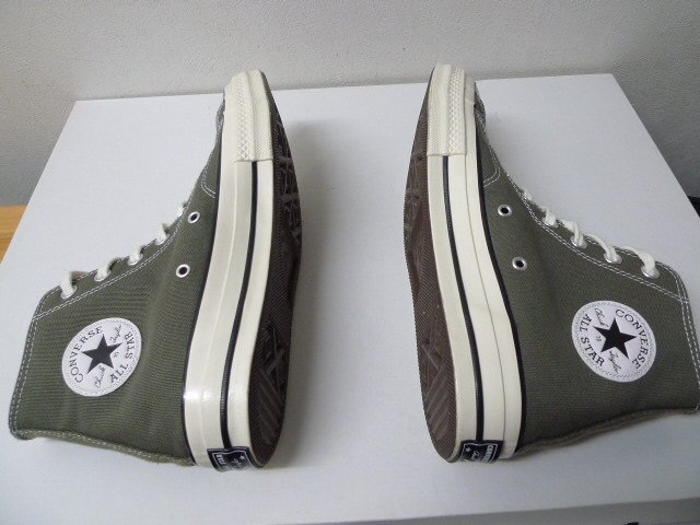 ◆CONVERSE コンバース 美品 Chuck Taylor All Star CT70 キャンバス ハイカット スニーカー カーキ系 サイズ9の画像7