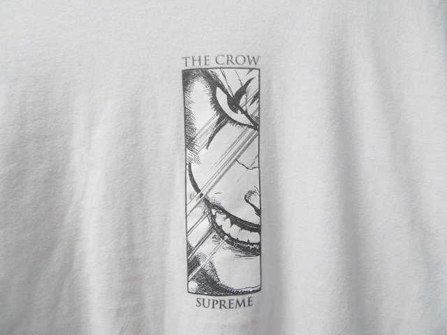 ◆シュプリーム SUPREME 21AW The Crow L/S Tee 長袖　ロンT Tシャツ サイズ:M　白_画像2