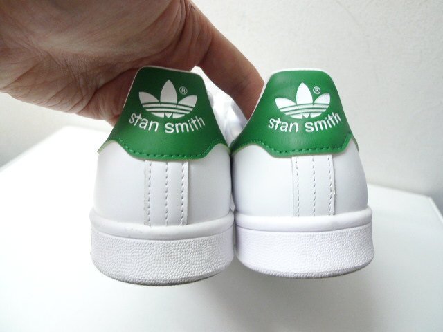 ◆adidas アディダス M20324 美品 STANSMITH スタンスミス スニーカー 白 25.5cm ホワイト　グリーン サイズ7.5_画像5