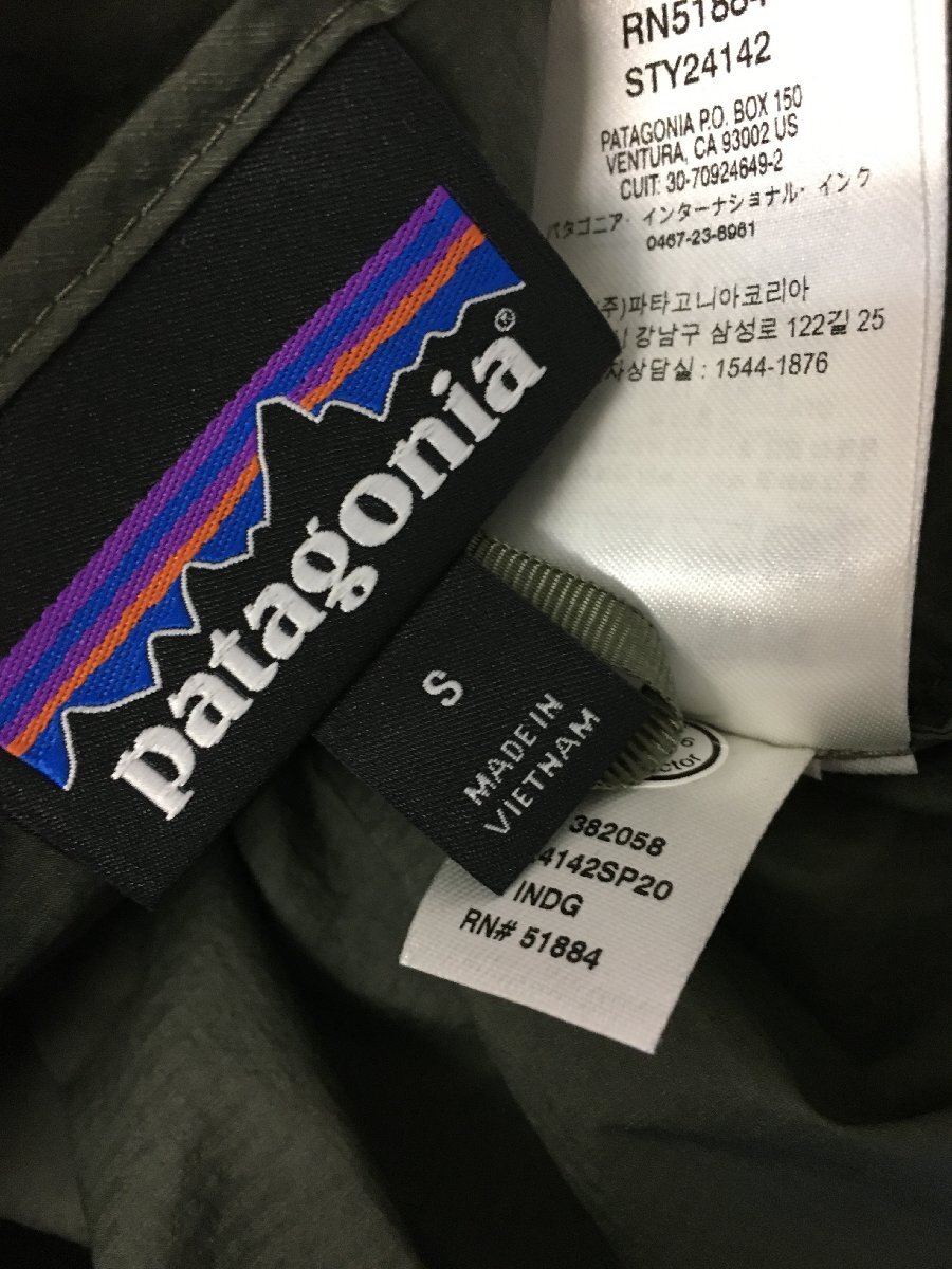 ◆国内正規 Patagonia パタゴニア 2020年製 Houdini Jkt フーディニ ナイロン パーカー INDG カーキ系 サイズS 美_画像4