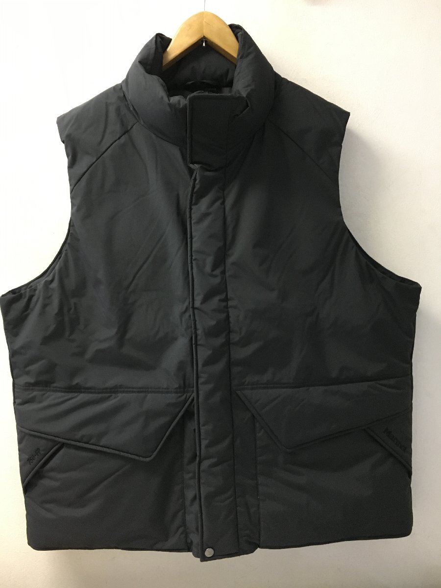 ◆Marmot　マーモット XL 23AW 美品 × ビームス BEAMS 別注 Mammoth Vest ダウン ベスト 黒系 定価４１８００円_画像1