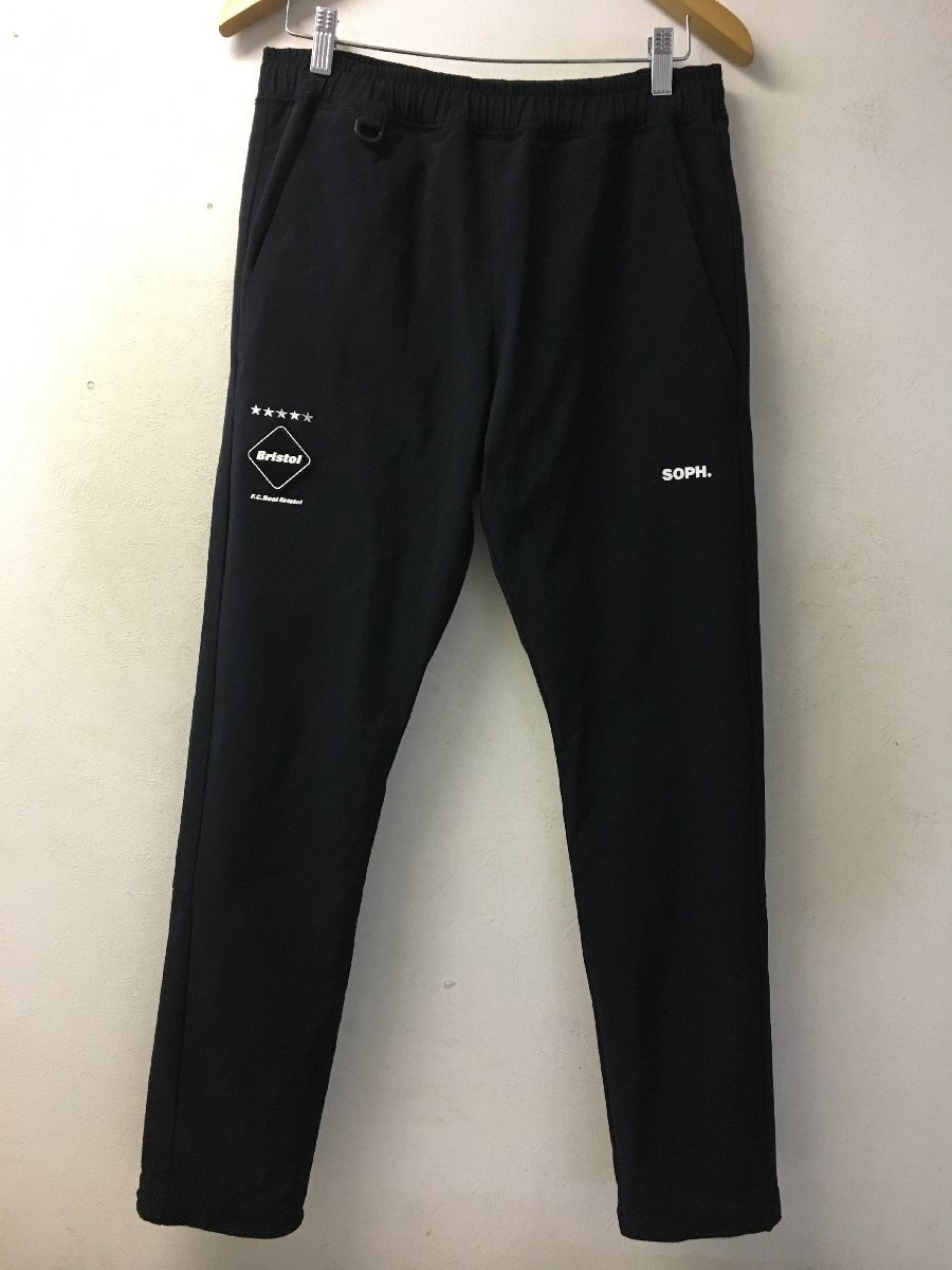 ◆FCRB F.C.R.B. 23AW 美品 M セットアップ黒 LYCRA HOODED BLOUSON LYCRA TRACK PANTS リクラ ジャケット パンツ 定価77000円の画像6