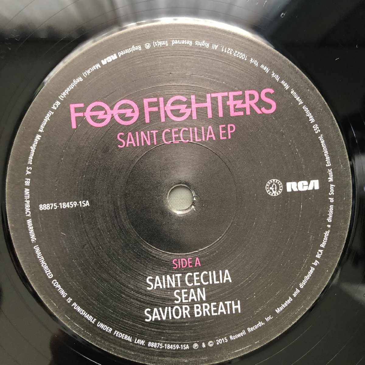 傷なし美盤 激レア 2016年 米国 本国オリジナル盤 フー・ファイターズ Foo Fighters LPレコード Miniアルバム Saint Cecilia EP Dave Grohl_画像6