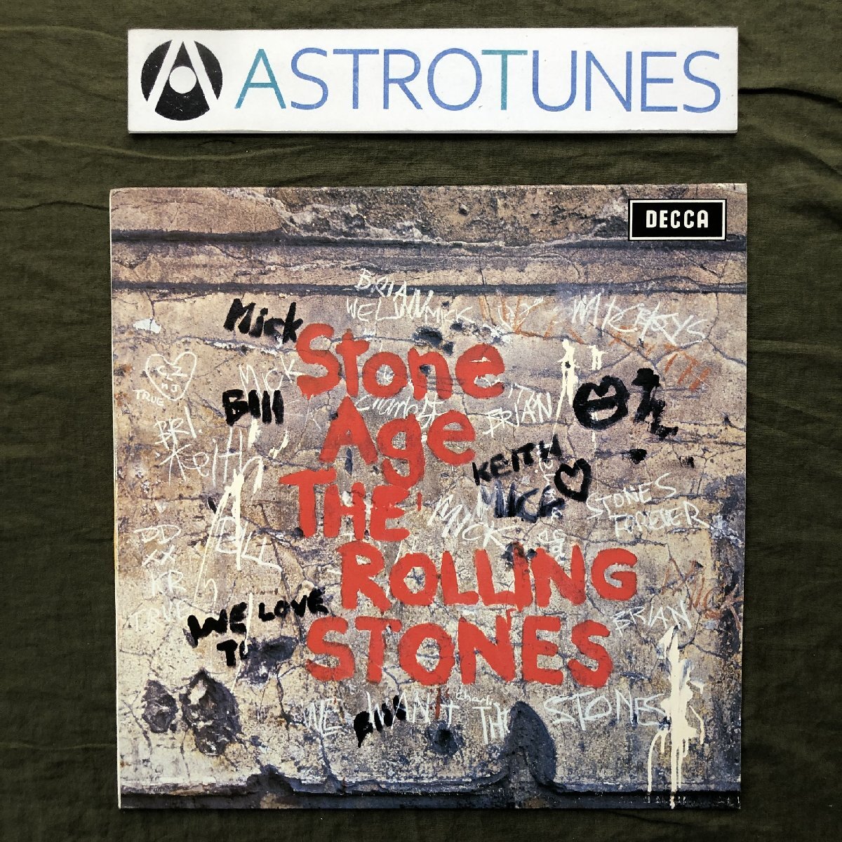 傷なし美盤 美ジャケ 美品 1971年 英国 本国初盤 ローリング・ストーンズ Rolling Stones LPレコードStone Age: Brian Jones,Charlie Watts_画像1