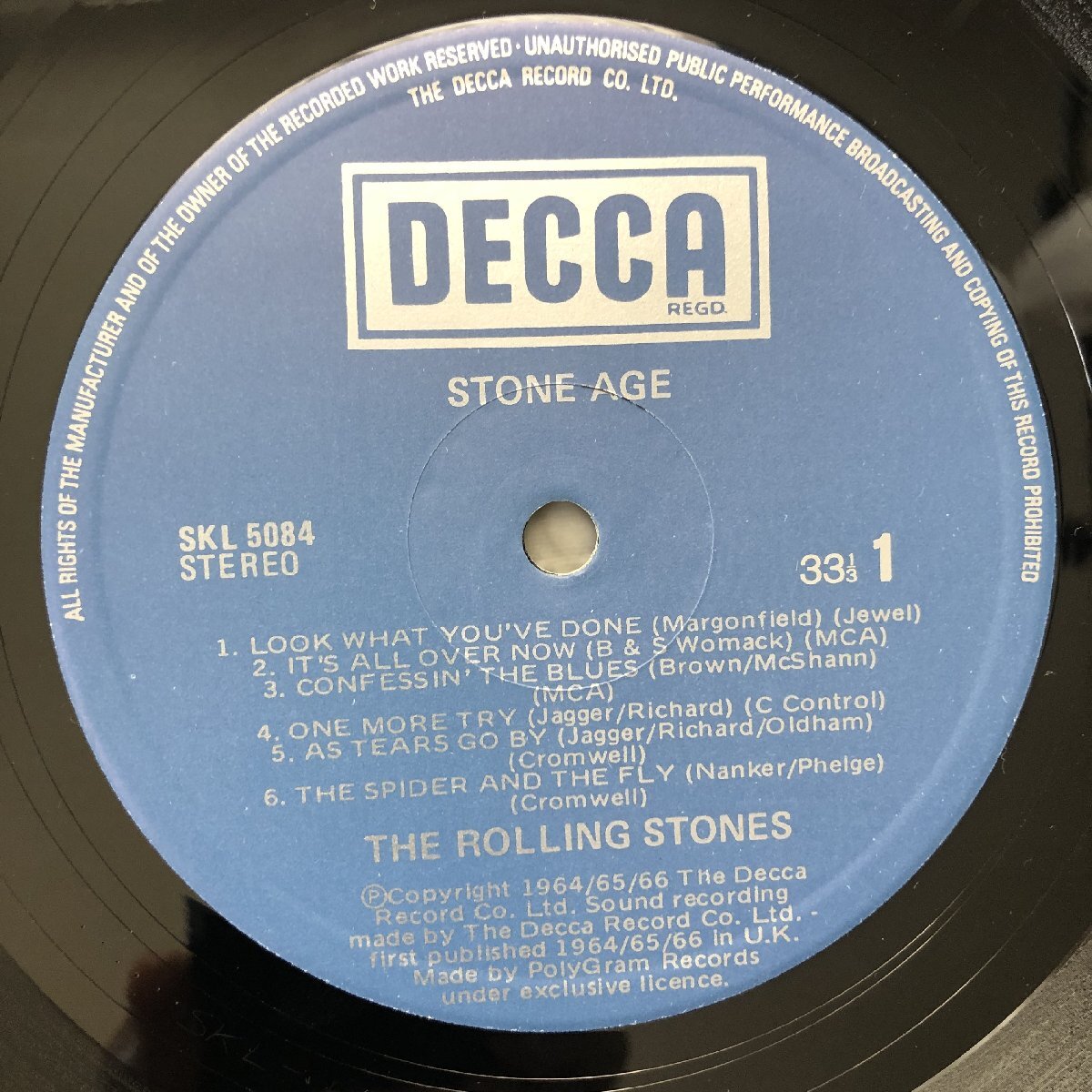 傷なし美盤 美ジャケ 美品 1971年 英国 本国初盤 ローリング・ストーンズ Rolling Stones LPレコードStone Age: Brian Jones,Charlie Watts_画像6