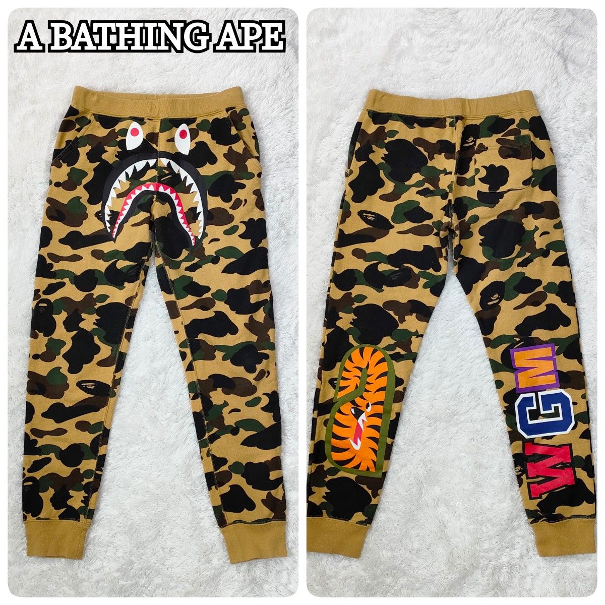 A BATHING APE アベイシングエイプスウェット ジョガーパンツ A BATHING APE アベイシングエイプスウェット ジョガーパンツ