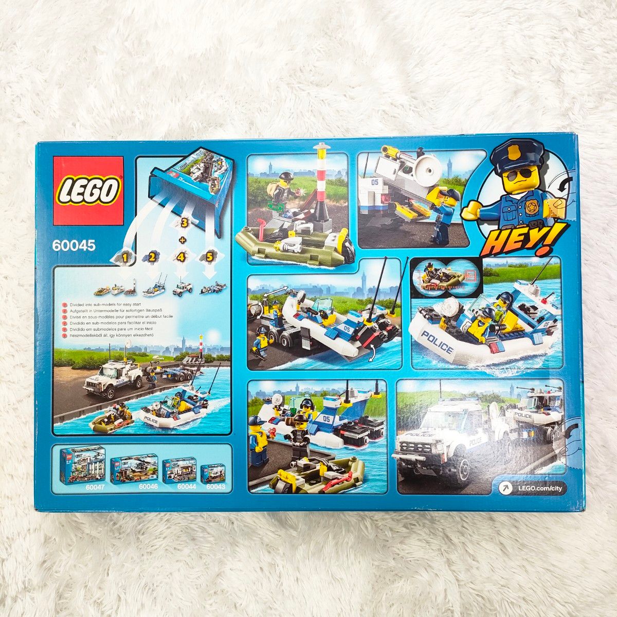 廃盤 未開封品 LEGO レゴ シティ ポリスオフロードボートキャリアー 60045 ドロボウ