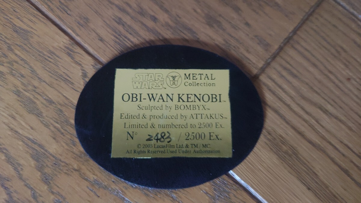  Star Wars Obi Wan Kenobi limited goods 2483/2500 metal collection used 