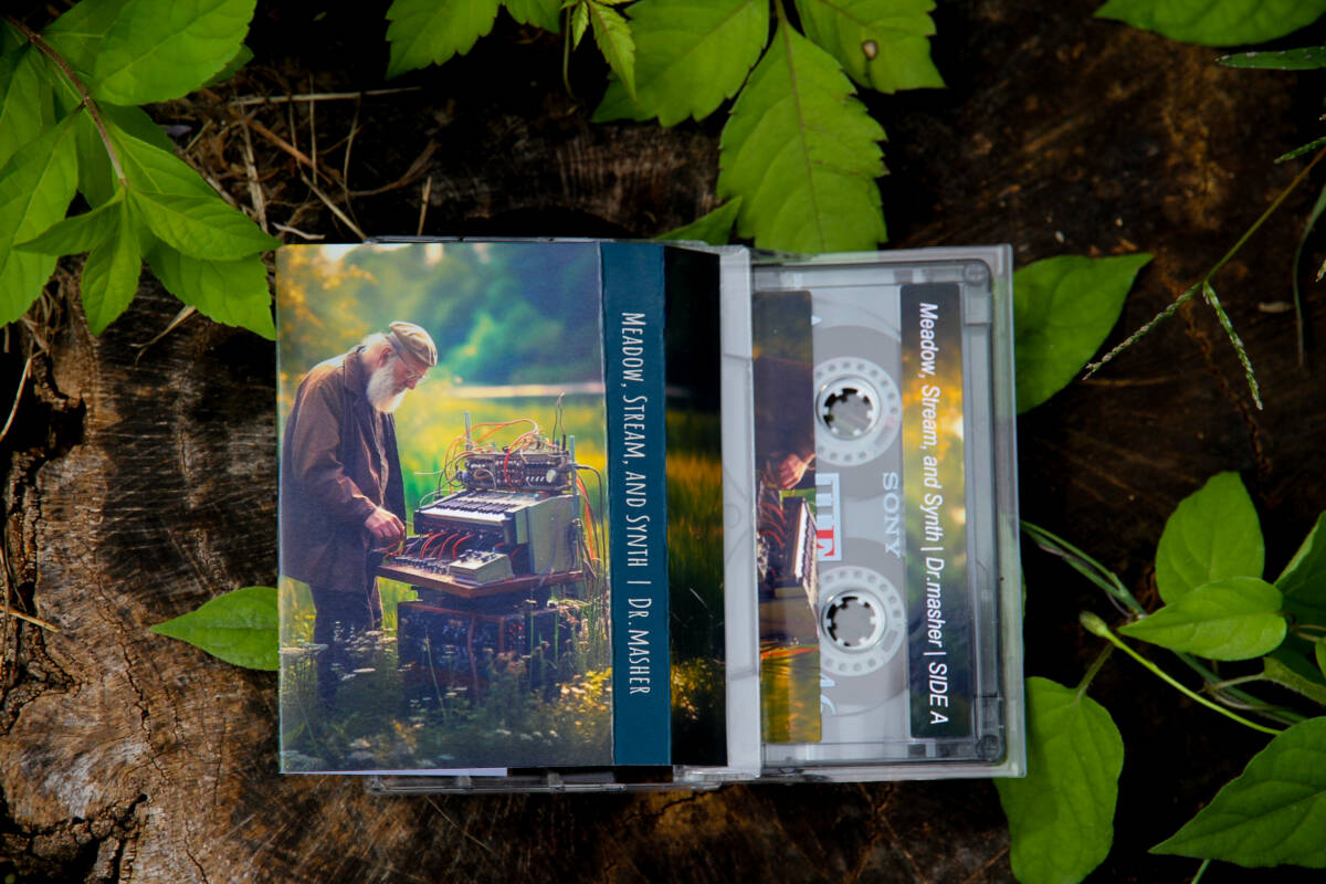 アンビエント カセットテープ Meadow, Stream, and Synth / Dr.masherの画像1