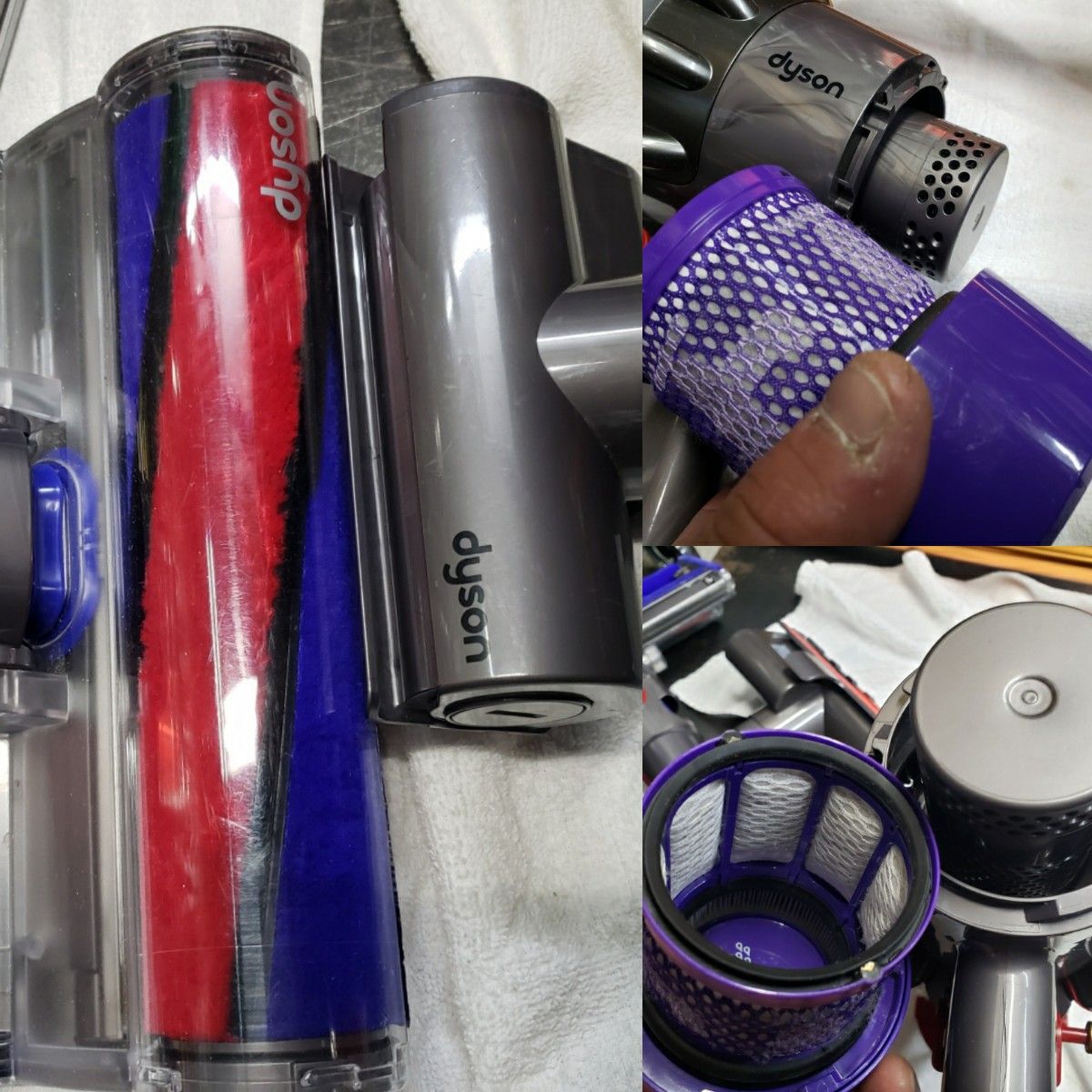 付属品未使用多数 分解洗浄済 バッテリー新品 ダイソンV10 dyson 付属品未使用多数 分解洗浄済 バッテリー新品 ダイソンV10 dyson
