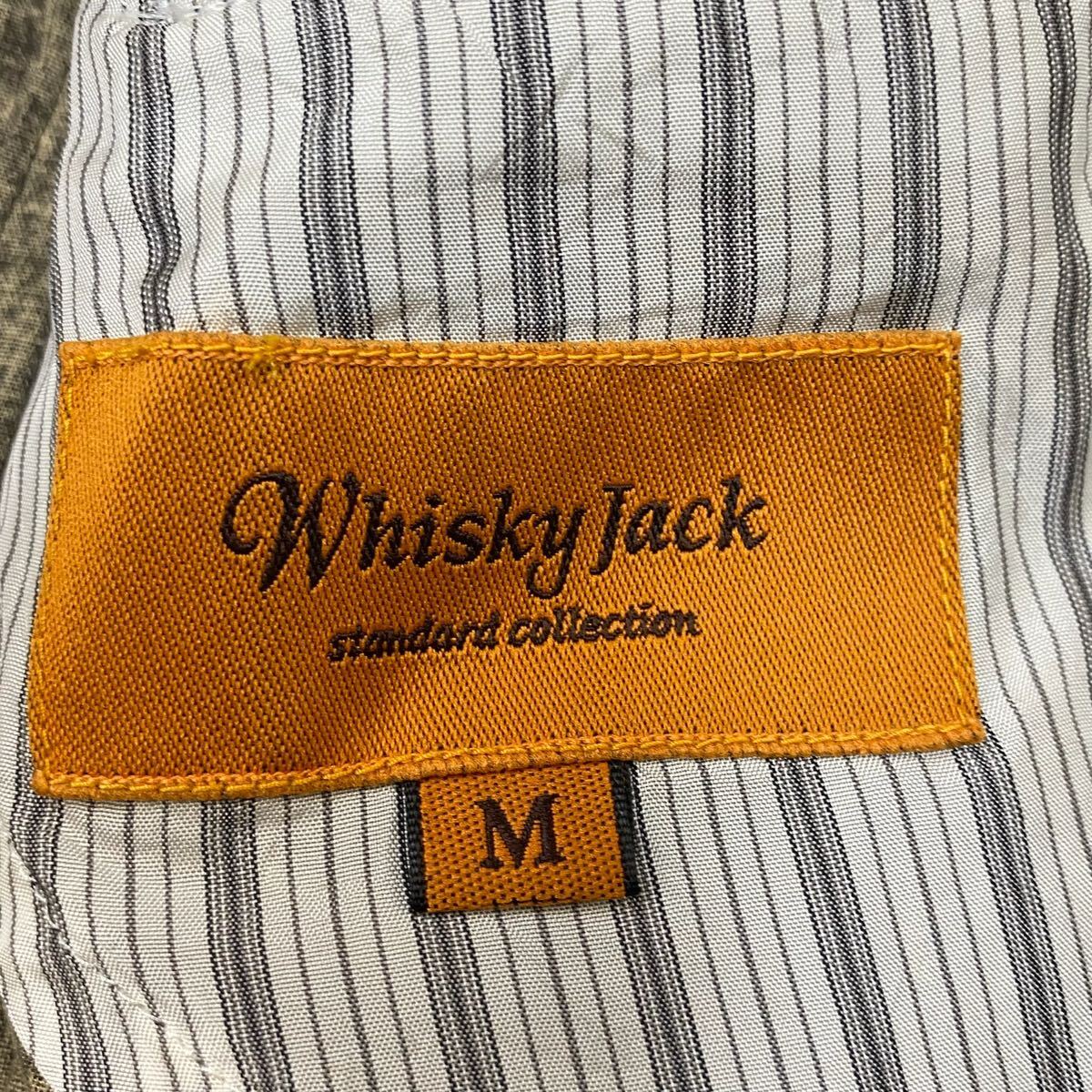whiskey jack テーラードジャケット メンズ 紳士 M リネンジャケット 麻25% 羽織り 春夏 ジャケット の画像4