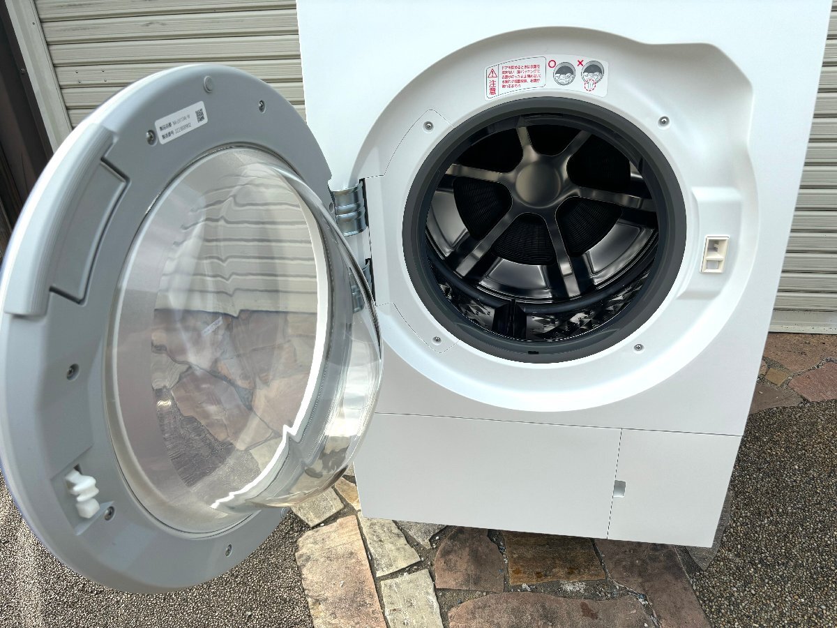  drum type washing machine Panasonic NA-LX113AL 2022 year made left opening Panasonic 