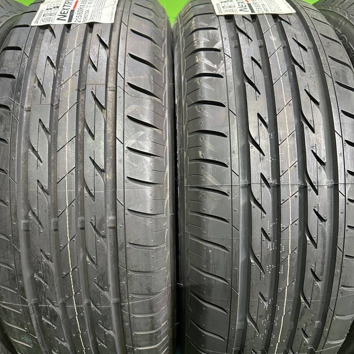 03【送料無料】新品　ブリヂストン ネクストリー　215/60R16 95H サマータイヤ　 【4本セット】マークｘ オデッセイクラウン等に_画像2