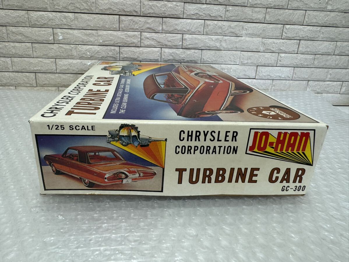 三482☆【未組立 】JO-HAn ジョーハン プラモデル CHRYSLER CORPORATION TURBINE CAR 1/25 当時物 希少品☆の画像5