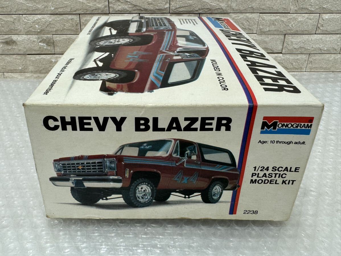 三502☆【現状品】MONOGRAM モノグラム プラモデル CHEVY BLAZER 1/24 当時物 希少品☆の画像3