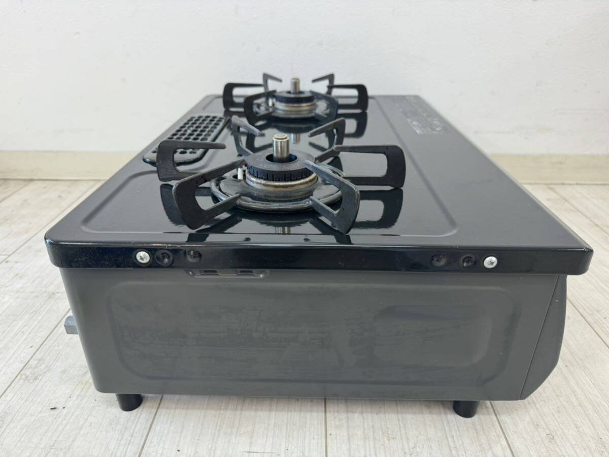 三450【中古品】Rinnai リンナイ PT20N-BKL ガステーブル コンロ 都市ガス 2020年製 左強火☆の画像9