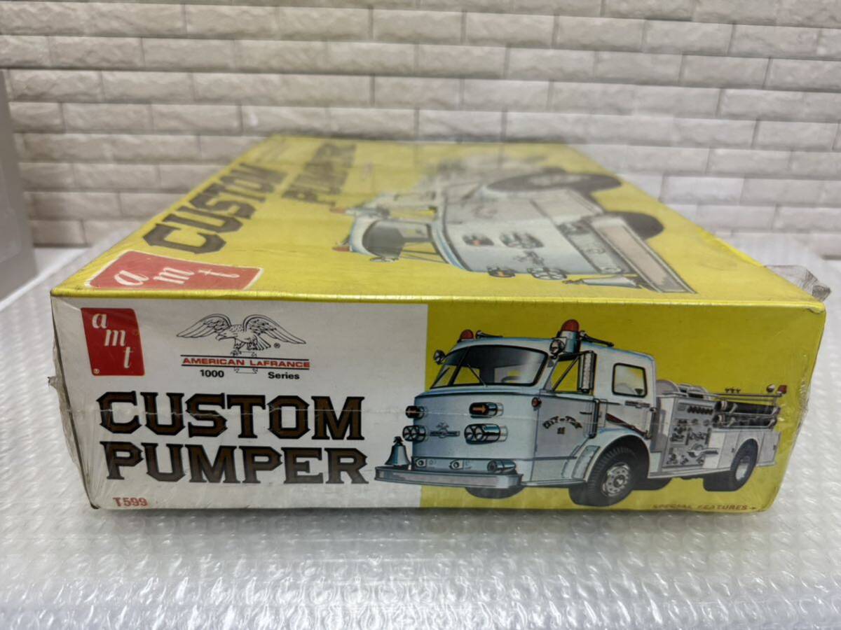 三477☆【未開封】amt CUSTOM PUMPER 1000シリーズ プラモデル T599 1/25 当時物 希少品 シュリンク汚れ破れ有り☆の画像6