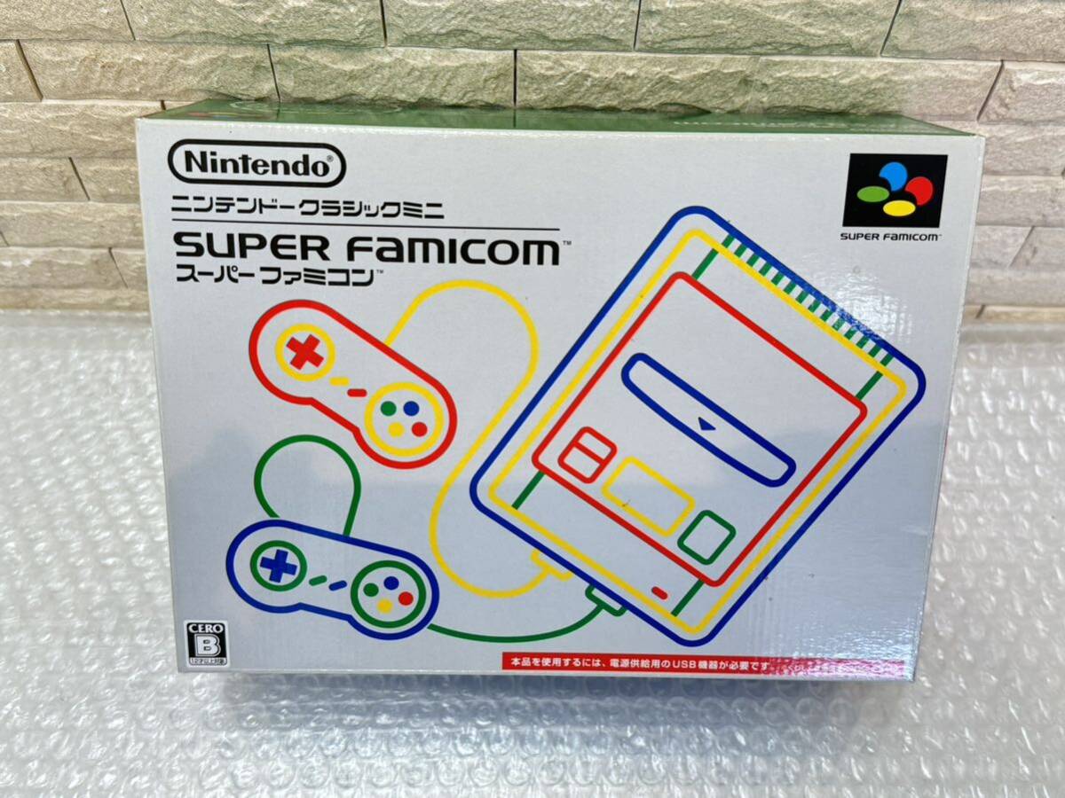 三516☆【中古品】任天堂 ニンテンドークラシックミニ スーパーファミコン スーファミ USBケーブル欠品☆の画像1