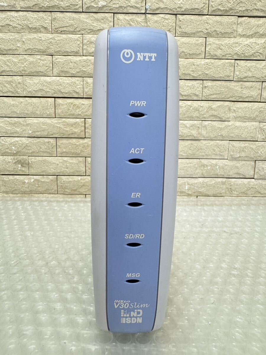 three 550*[ electrification verification settled ]NTT higashi made in Japan ISDN correspondence terminal INS Mate V30Slim purple *