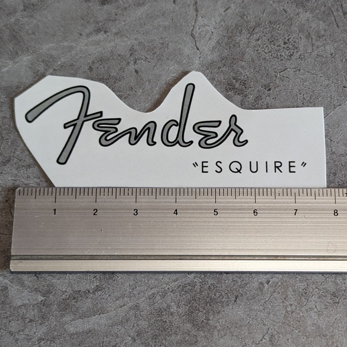 Fender ESQUIRE 水転写デカール スパロゴの画像2