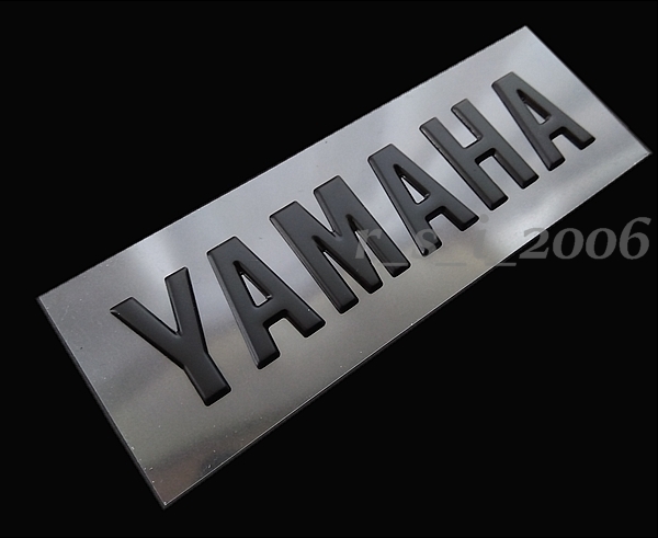 ヤマハ 純正 エンブレム 【YAMAHA】ブラック /軟質樹脂3D 120mm 2枚Set YZF-R1M.MT-09.YZF-R7.NIKEN GT.XSR900.TRACER9 GT.Tenere700の画像3