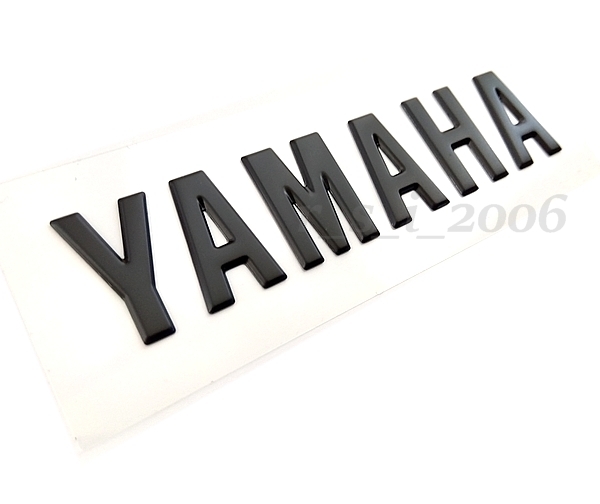 ヤマハ 純正 エンブレム 【YAMAHA】ブラック /軟質樹脂3D 120mm 2枚Set YZF-R1M.MT-09.YZF-R7.NIKEN GT.XSR900.TRACER9 GT.Tenere700の画像6
