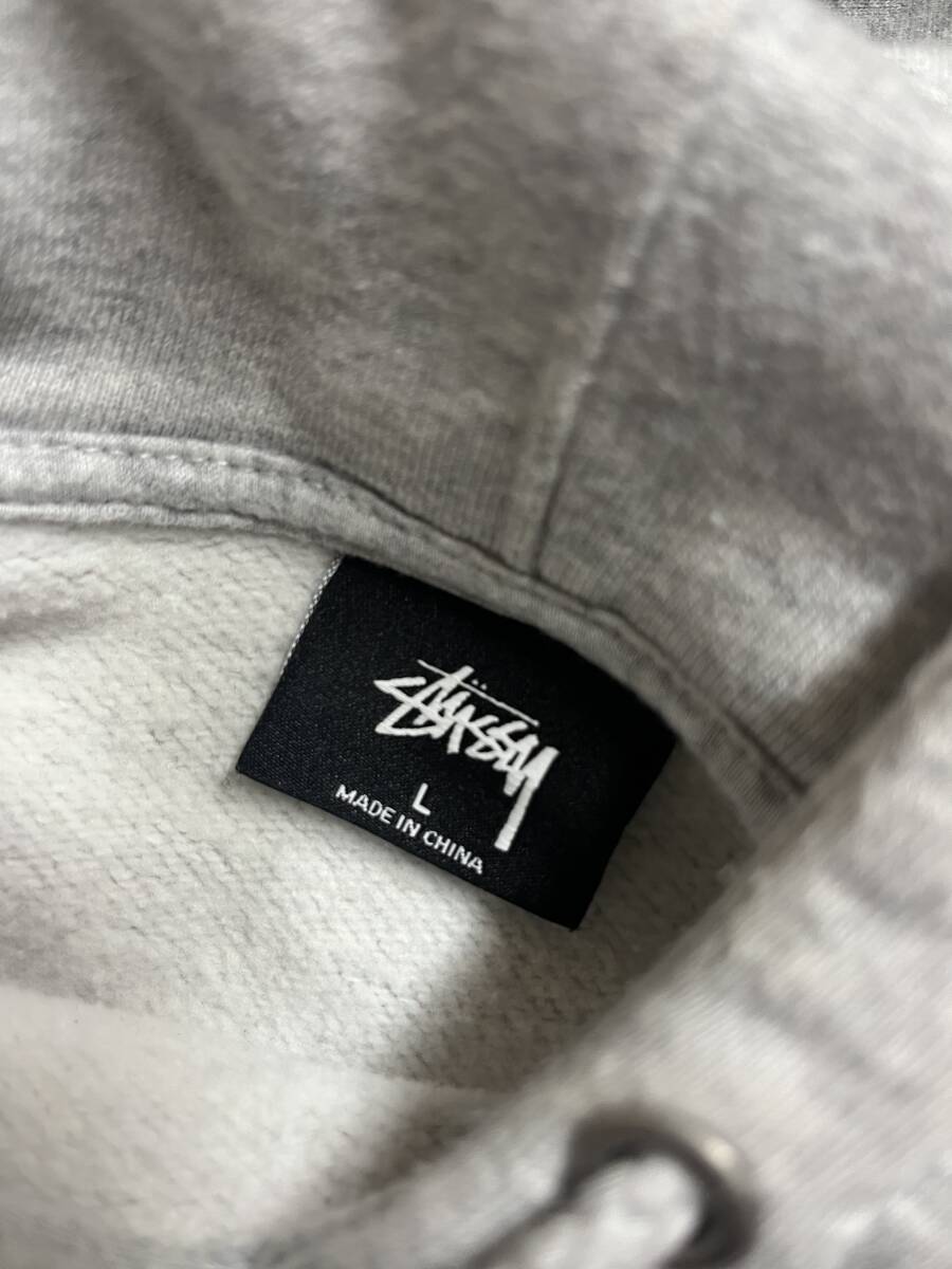  хороший стандартный товар STUSSY Stussy стандартный Logo принт f- dead Parker серый размер L