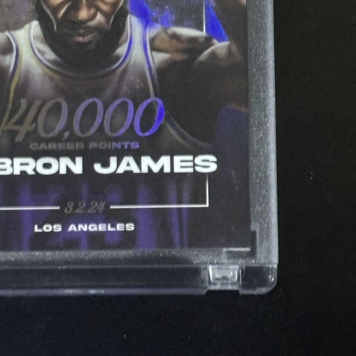 2023-24 TOPPS NOW Basketball Card LJ-40K LeBron James レブロン・ジェームズ カード 2枚セットの画像7