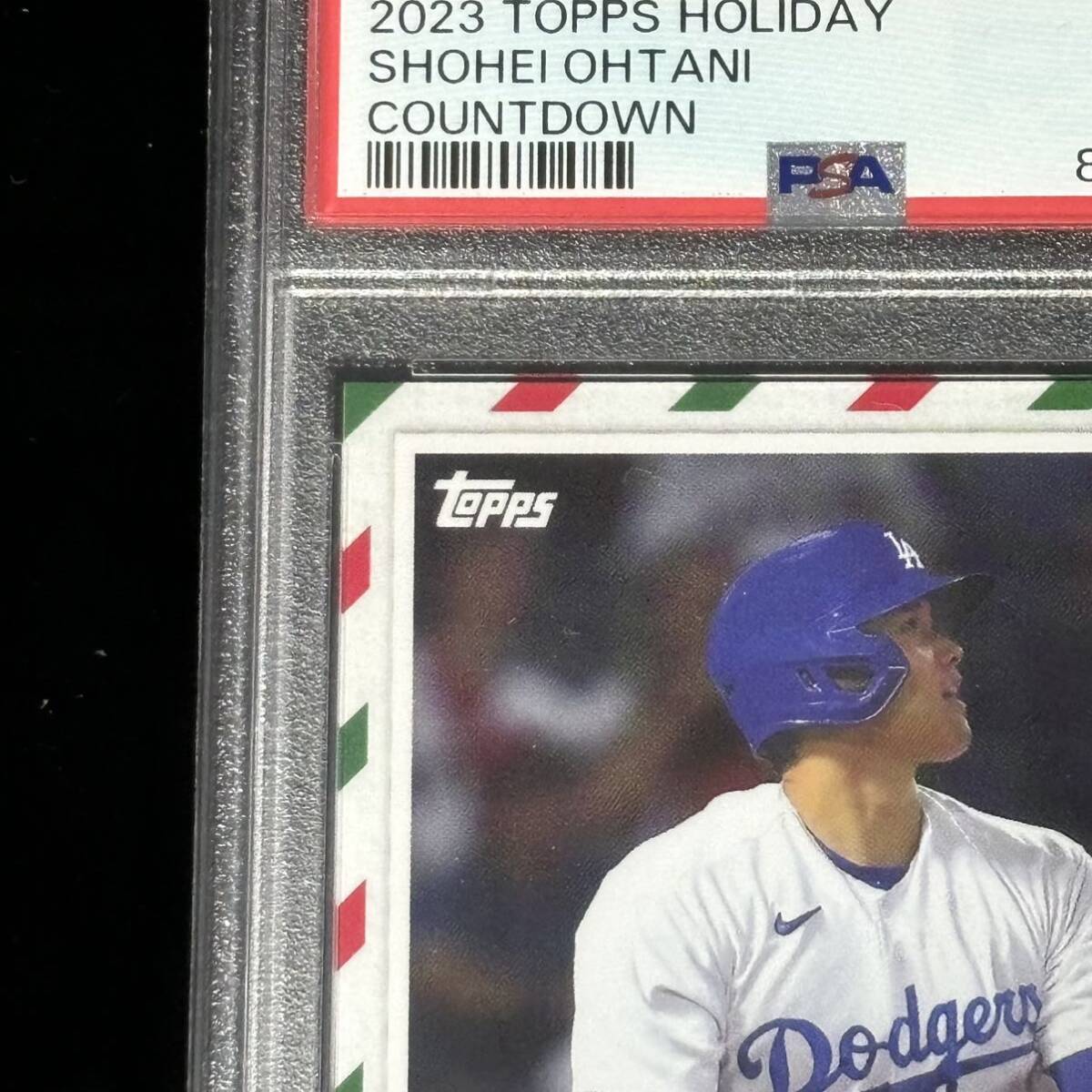 PSA 10 TOPPS HOLIDAY COUNTDOWN 1 SHOHEI OHTANI 大谷翔平 鑑定品 2枚セット ドジャースの画像2