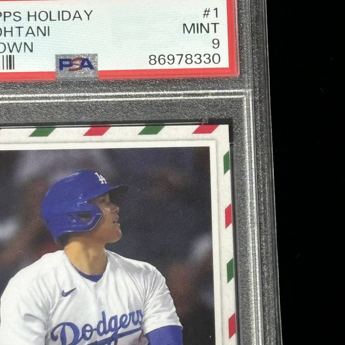 PSA 10 TOPPS HOLIDAY COUNTDOWN 1 SHOHEI OHTANI 大谷翔平 鑑定品 2枚セット ドジャースの画像4