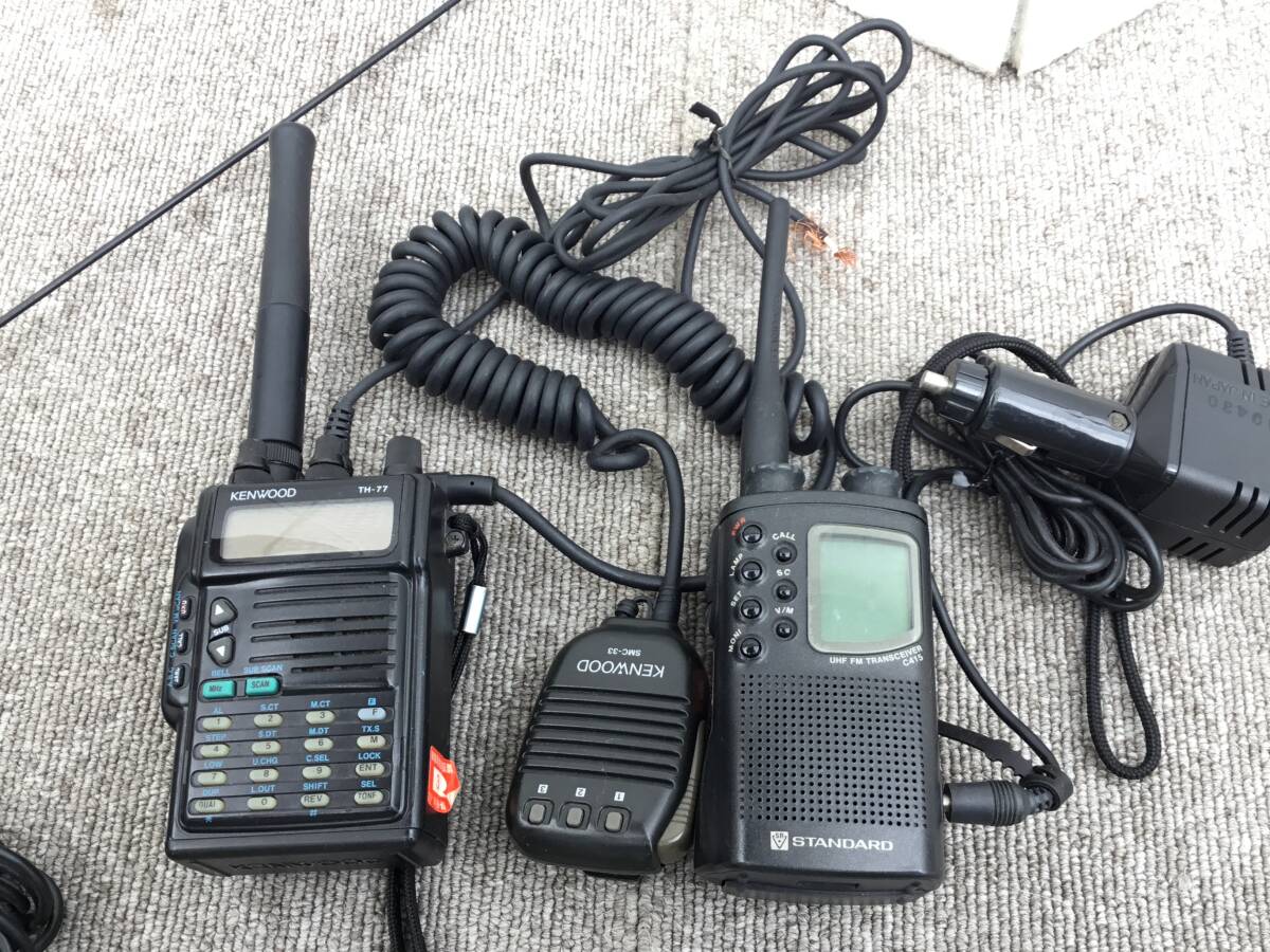 **HH mobile transceiver KENWOOD Kenwood TH-77 / STANDARD standard C-415 junk **