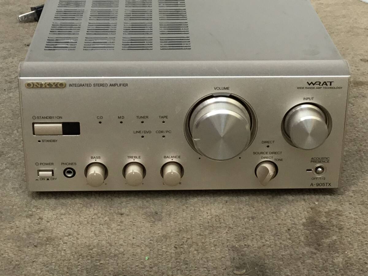 ** Onkyo ONKYO A-905TX INTEC205 system pre-main amplifier service completed **
