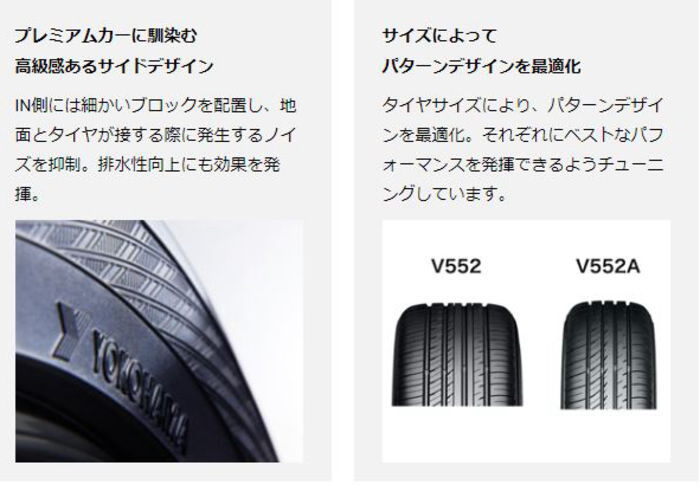 業販品 15インチ 195/65R15 91H YOKOHAMA ADVAN dB V552 ヨコハマ アドバン デシベル 夏タイヤのみ 2本_画像9