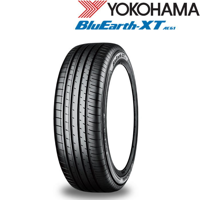 業販品 17インチ 235/55R17 103W XL YOKOHAMA BluEarth-XT AE61 ヨコハマ ブルーアース 夏タイヤのみ 4本_画像1