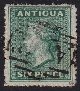 アンティグア・一番切手＜１８６２年＞（済）１種完の画像1