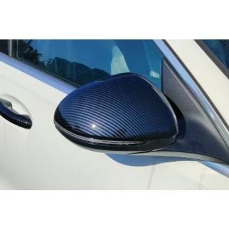  sport opening fully! carbon look door mirror cover Mercedes Benz W206 S206 C220d C Class all te rain 4 matic 