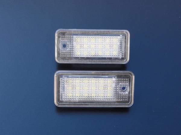 保証♪ 激白光！ アウディ LED ナンバー灯 ライセンスランプ A8 D3 4E_画像1