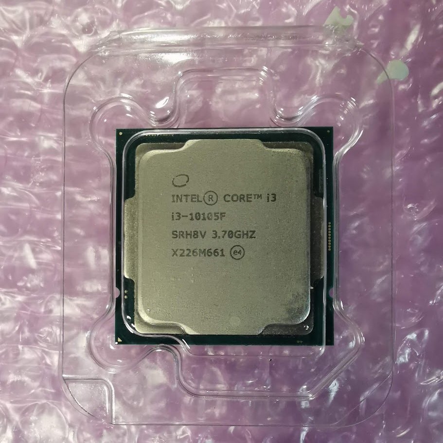 [ operation verification settled ]Core i3-10105F LGA1200 Comet Lake no. 10 generation Core processor 