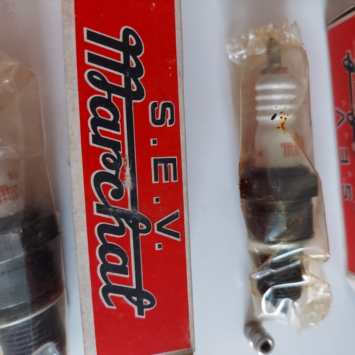  storage goods Vintage rare hard-to-find FET Kyokuto Marshall spark-plug GT34.5HD S.E.V. France made 4 piece set 