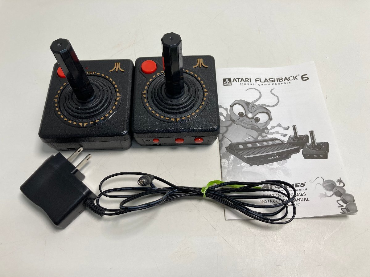 【★35-2711】■中古■ジャンク ATARI アタリ FLASHBACK6 classic game console 起動など簡易動作確認 クラシックゲーム機 レトロ（8314）の画像2