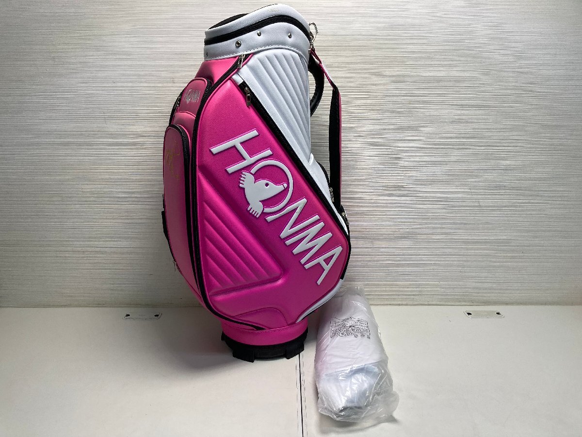 【★13-6885】■未使用■HONMA 本間ゴルフ イ・ボミ キャディバッグ 未使用品（1268）の画像1