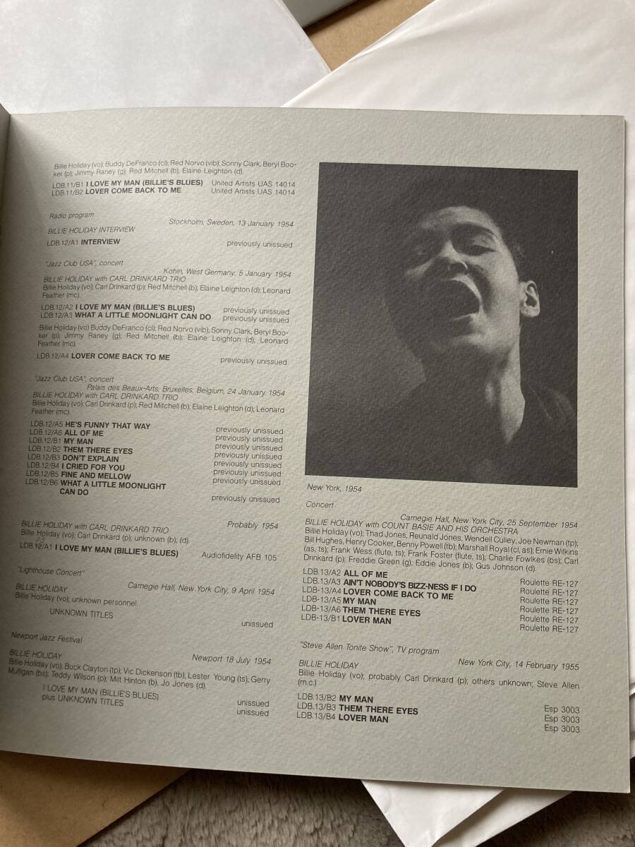 23枚組 LP BOX BILLIE HOLIDAY ビリー・ホリデイ / Live And Private Recordings In Chronological Orderの画像6