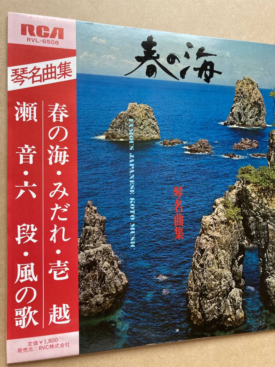 山本邦山 沢井忠夫 沢井一恵 / 春の海・みだれ・壱越・瀬音・六段・風の歌 帯付き RVL-6508 琴 尺八_画像7