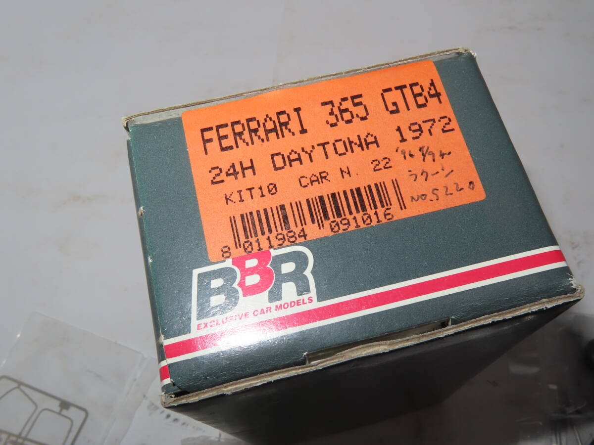 ミニカー フェラーリ 365 GTB/4 デイトナ 24h ル・マン 1972 daytona n.22 kit10_画像4