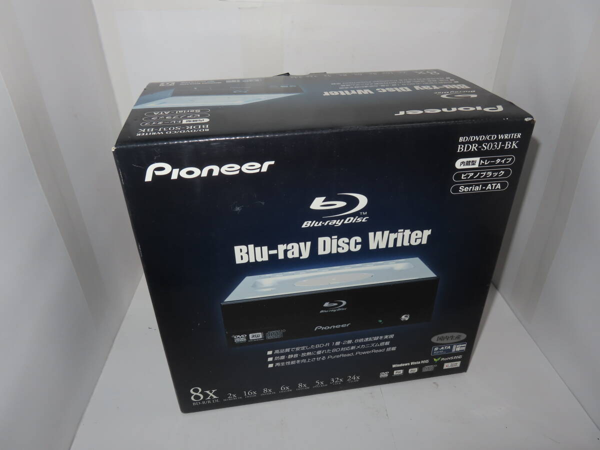 未使用品 Pioneer BDR-S03J-BK ブラック系 Blu-ray ドライブ　BDR-S03J_画像1