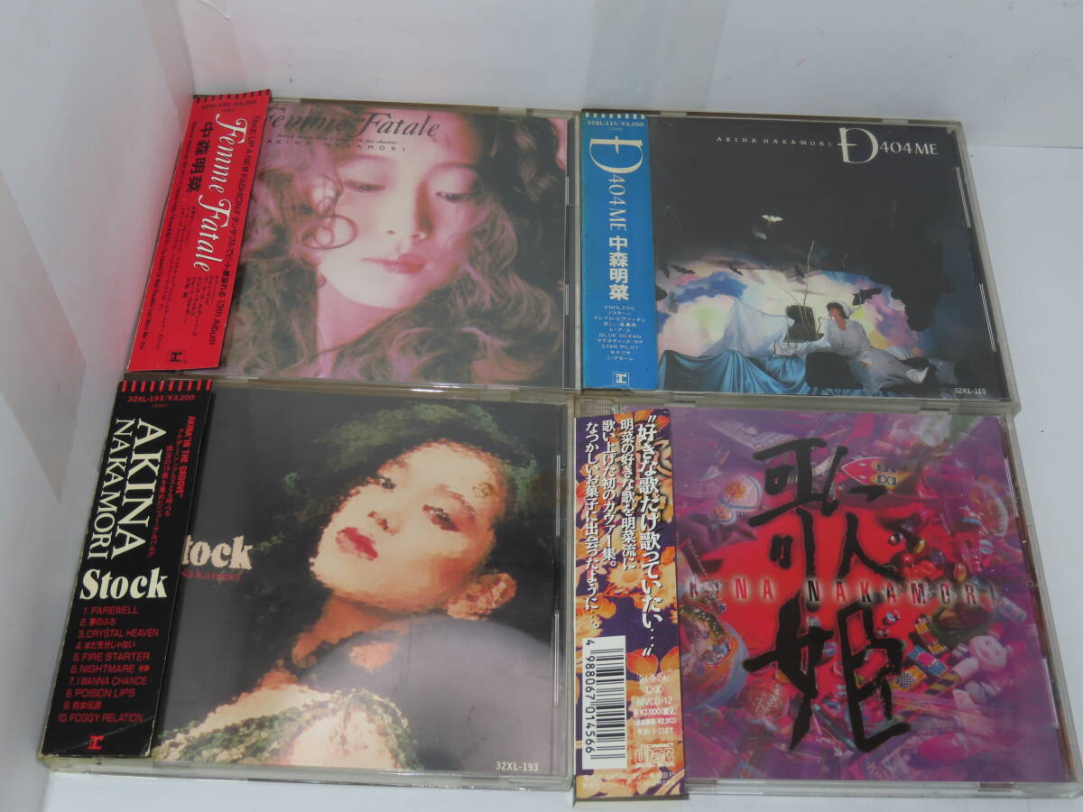 中森明菜 CD10枚セット 帯付き多数 旧規格盤 シール帯の画像4