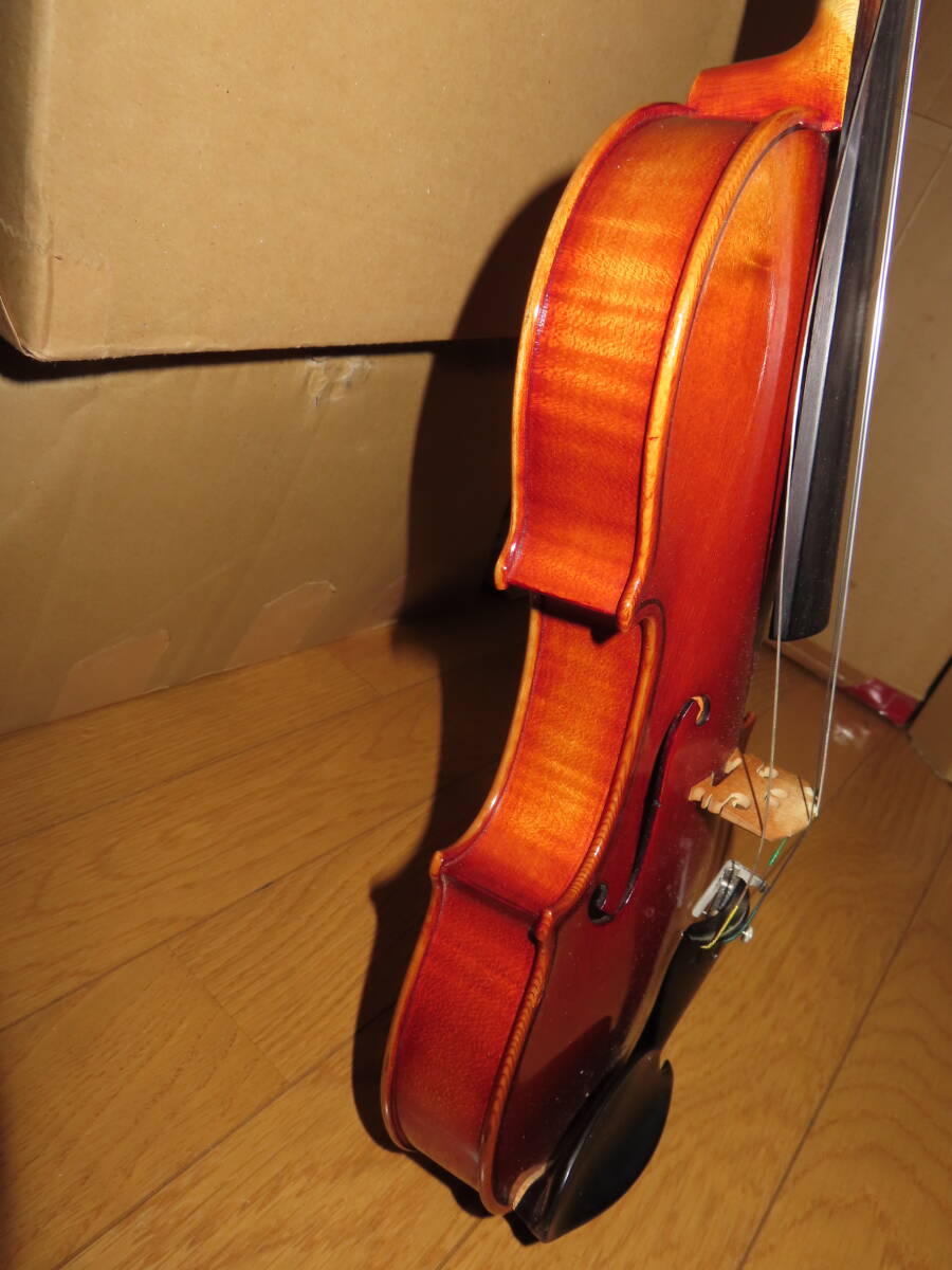 SUZUKI バイオリン No.520 w.Prell 弓 ハードケース スズキ VIOLIN Anno1991　3/4_画像3