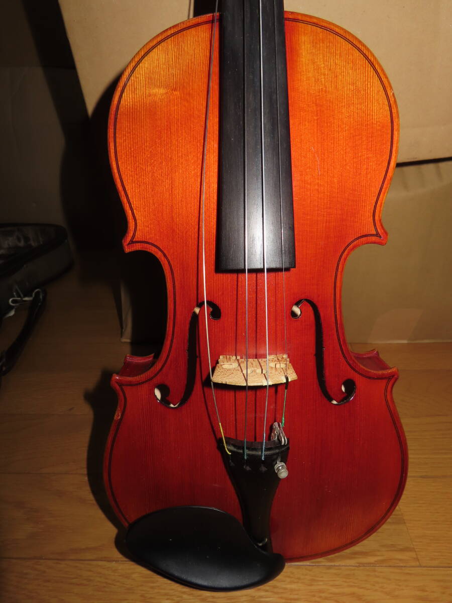 SUZUKI バイオリン No.520 w.Prell 弓 ハードケース スズキ VIOLIN Anno1991　3/4_画像2