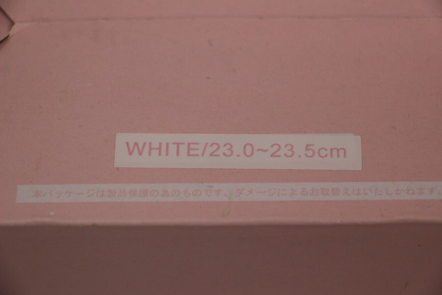 058 s7736 すとぷり STPR LOW CUT SNEAKER ホワイト 23.0-23.5cm 未使用の画像6